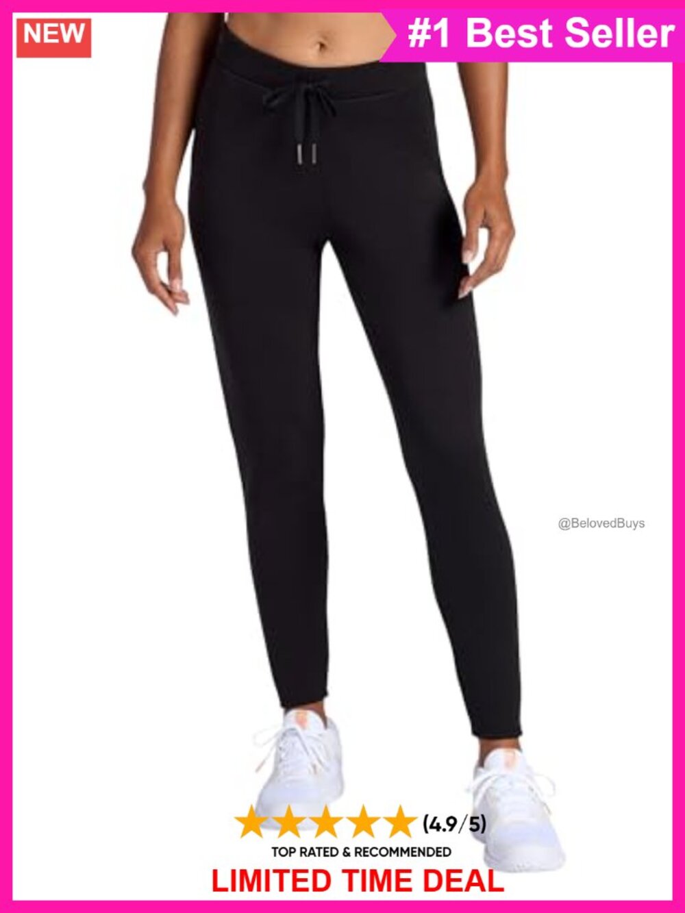 Fleece Leggings Slim Fit 28 Inseam Midweight Faux Fur Pull On